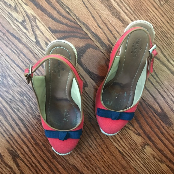 KATE SPADE New York Espadrille Wedges - Sz 8 - Picture 4 of 6